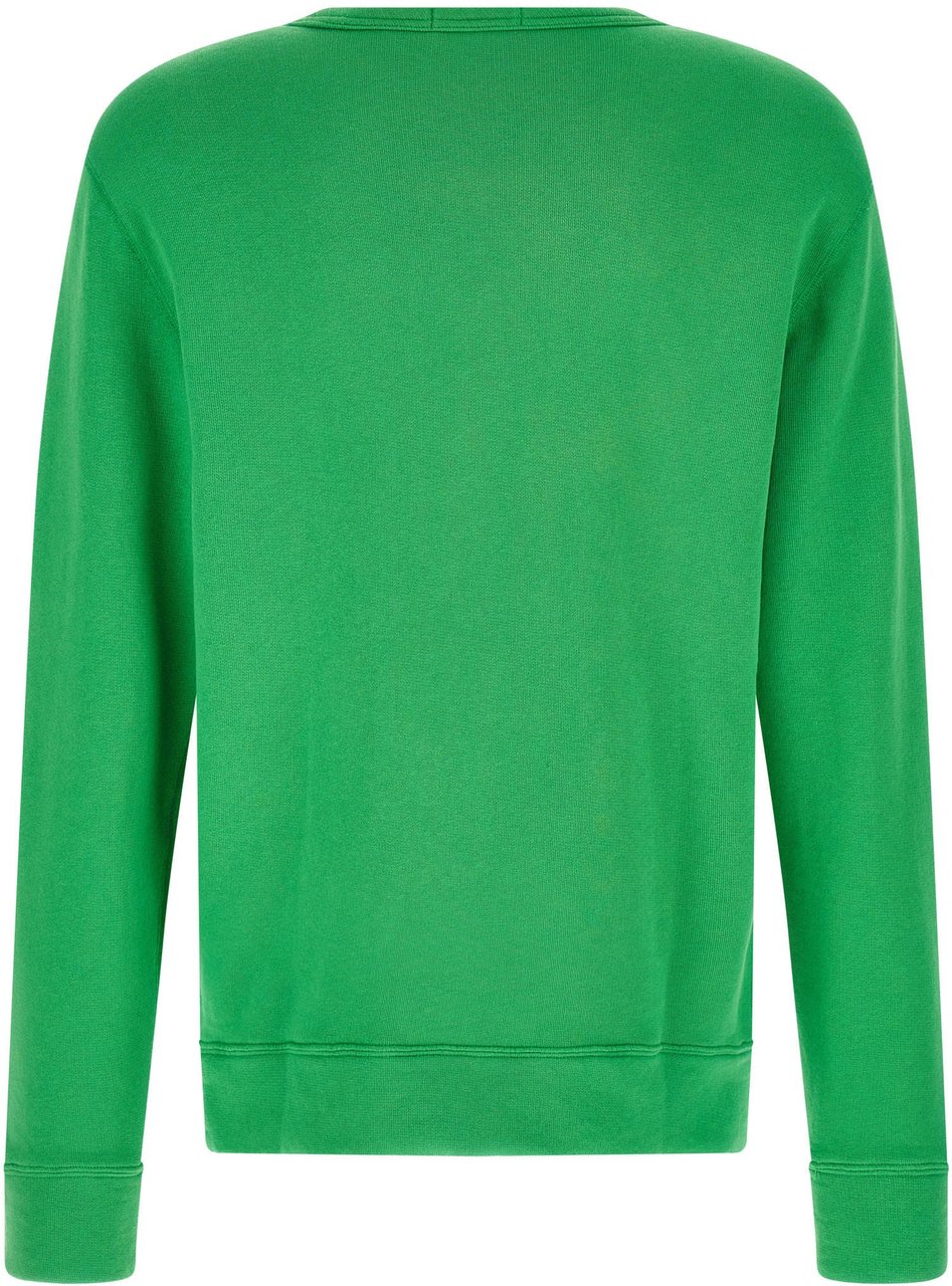 Ralph Lauren Polo Ralph Lauren Bicolor Cotton Sweatshirt Groen