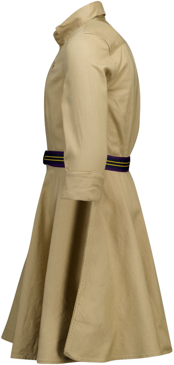 Ralph Lauren Ralph Lauren Kinder Meisjes Jurk In Khaki Groen