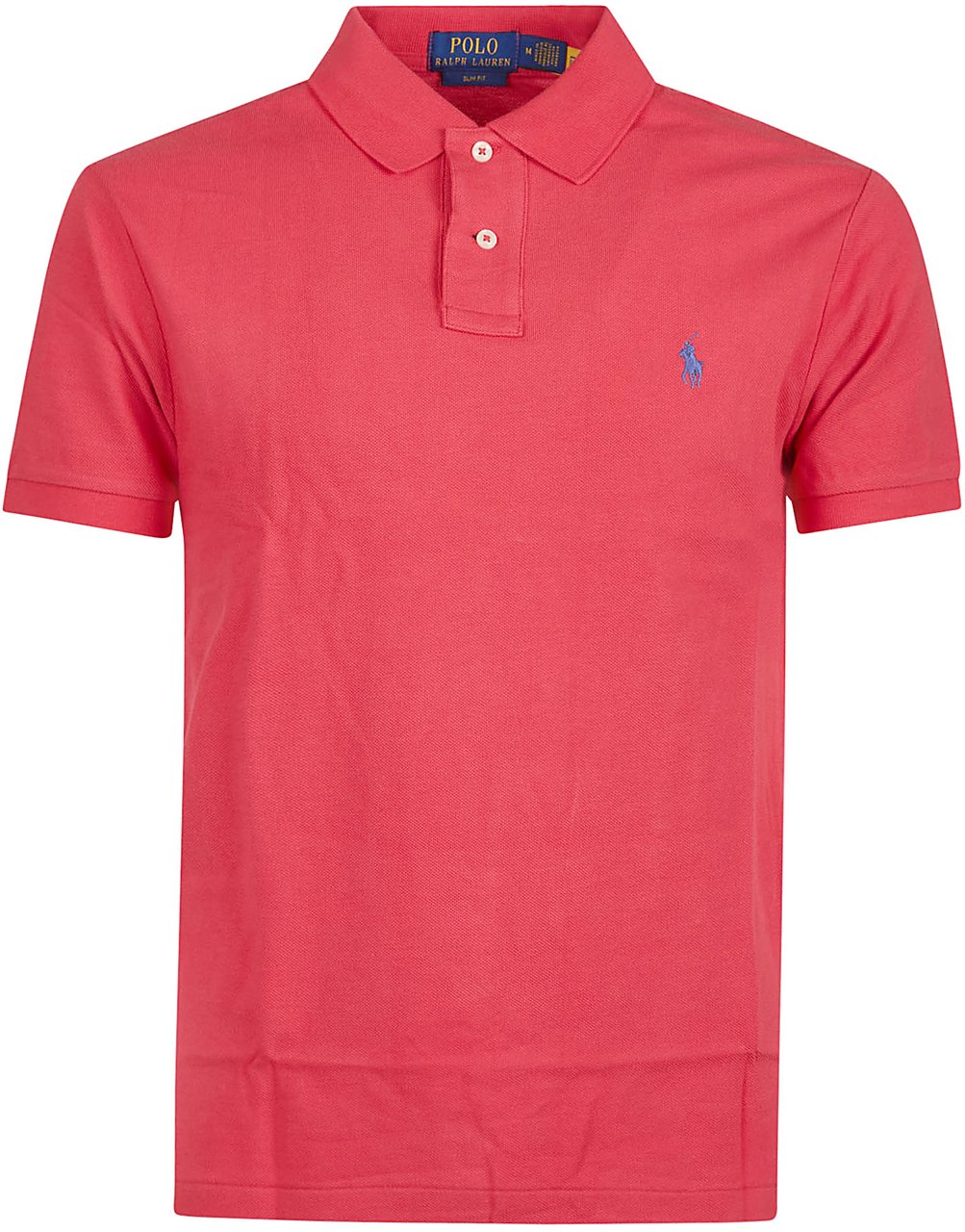 Ralph Lauren Short Sleeve Slim Polo Shirt Red Rood