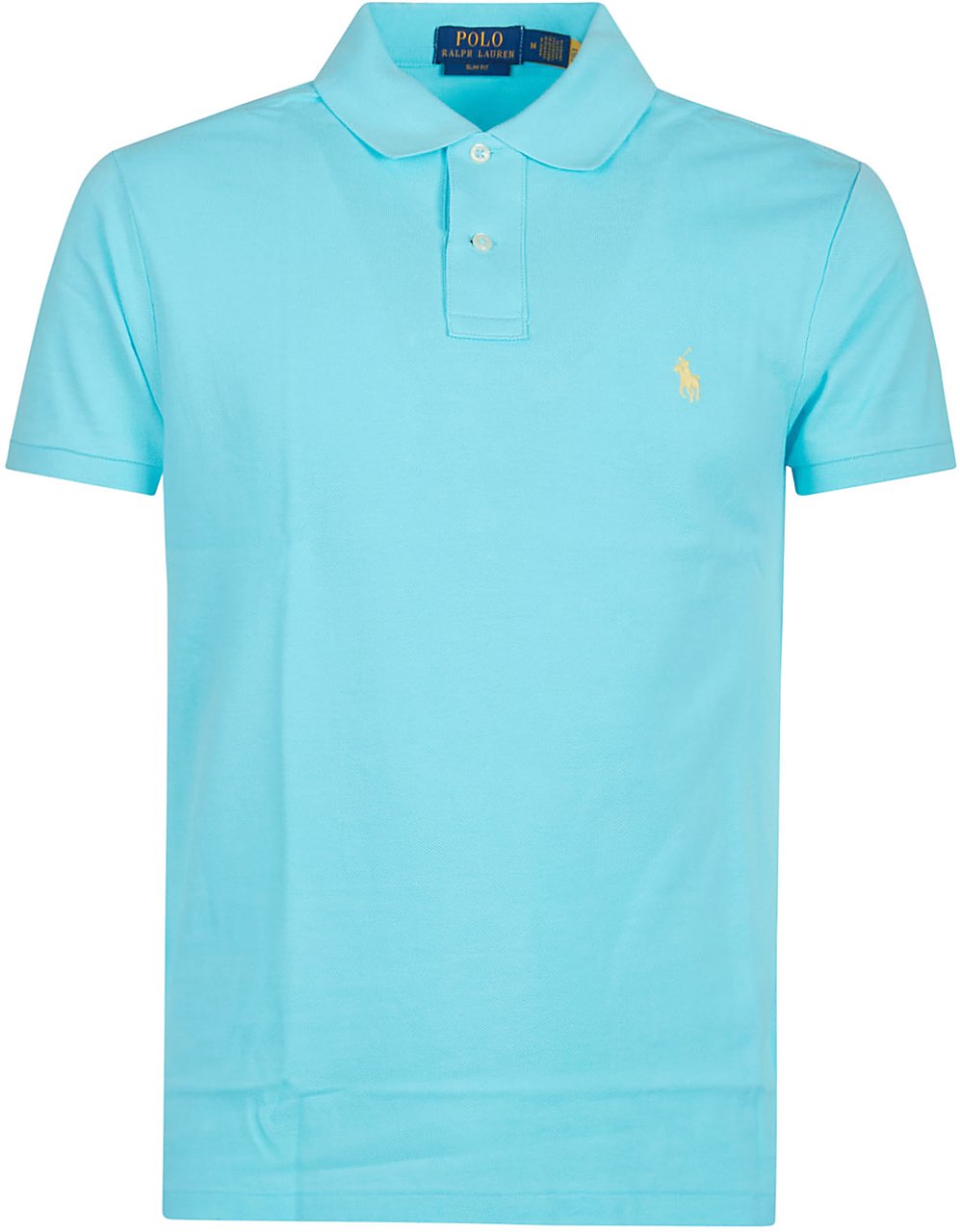Ralph Lauren Short Sleeve Slim Polo Shirt Blue Blauw