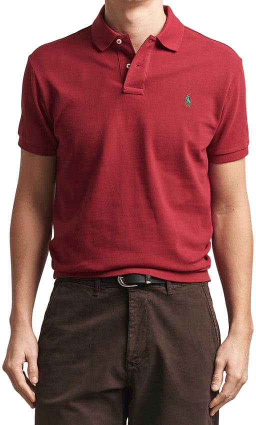 Ralph Lauren Polo T-shirt E Polo Heritage Red Rood