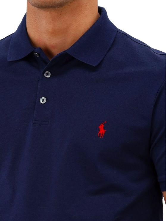 Ralph Lauren Polo Ralph Lauren Stretch Longsleeve Polo Blauw Blauw