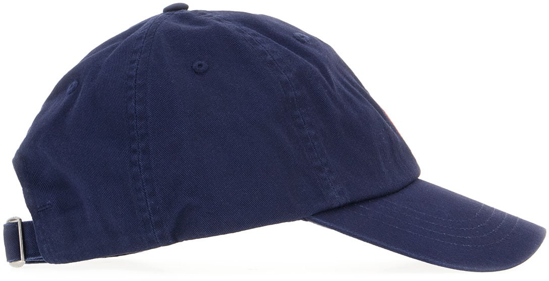 Ralph Lauren Ralph Lauren Navy blue cotton baseball cap Blauw