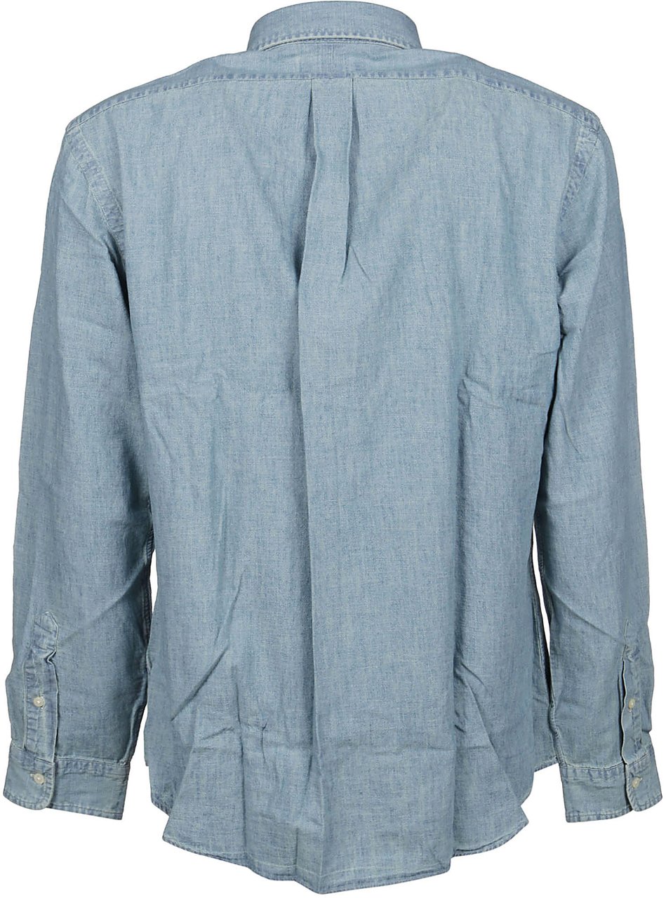 Ralph Lauren Long Sleeve Sport Slim Shirt Blue Blauw