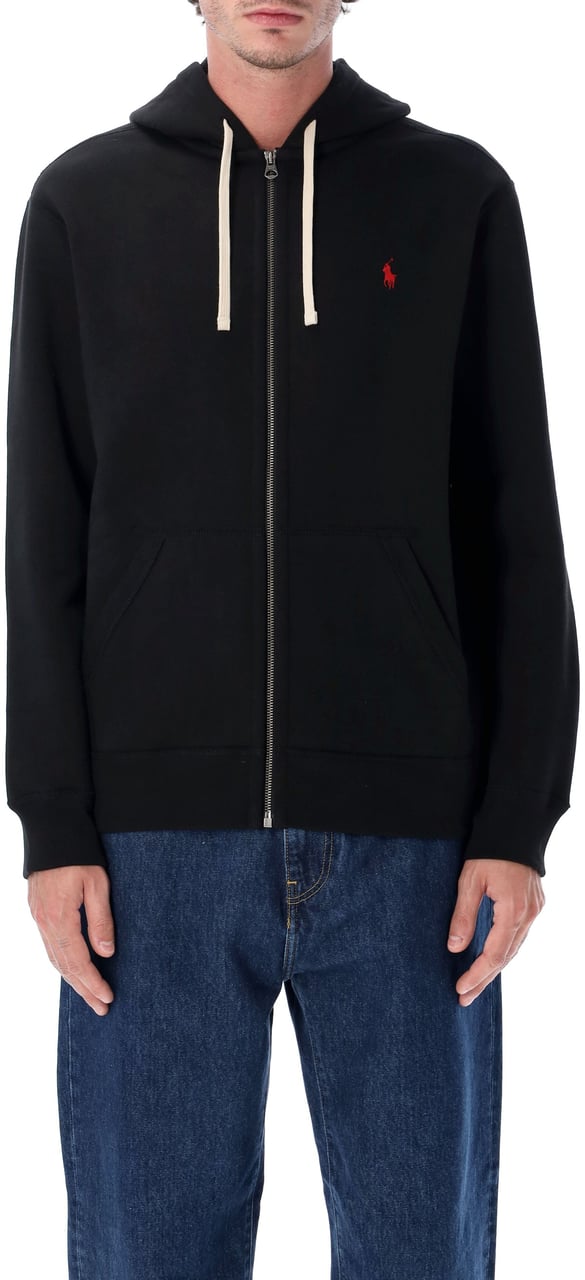 Ralph Lauren Classic Full Zip Hoodie Nero Zwart