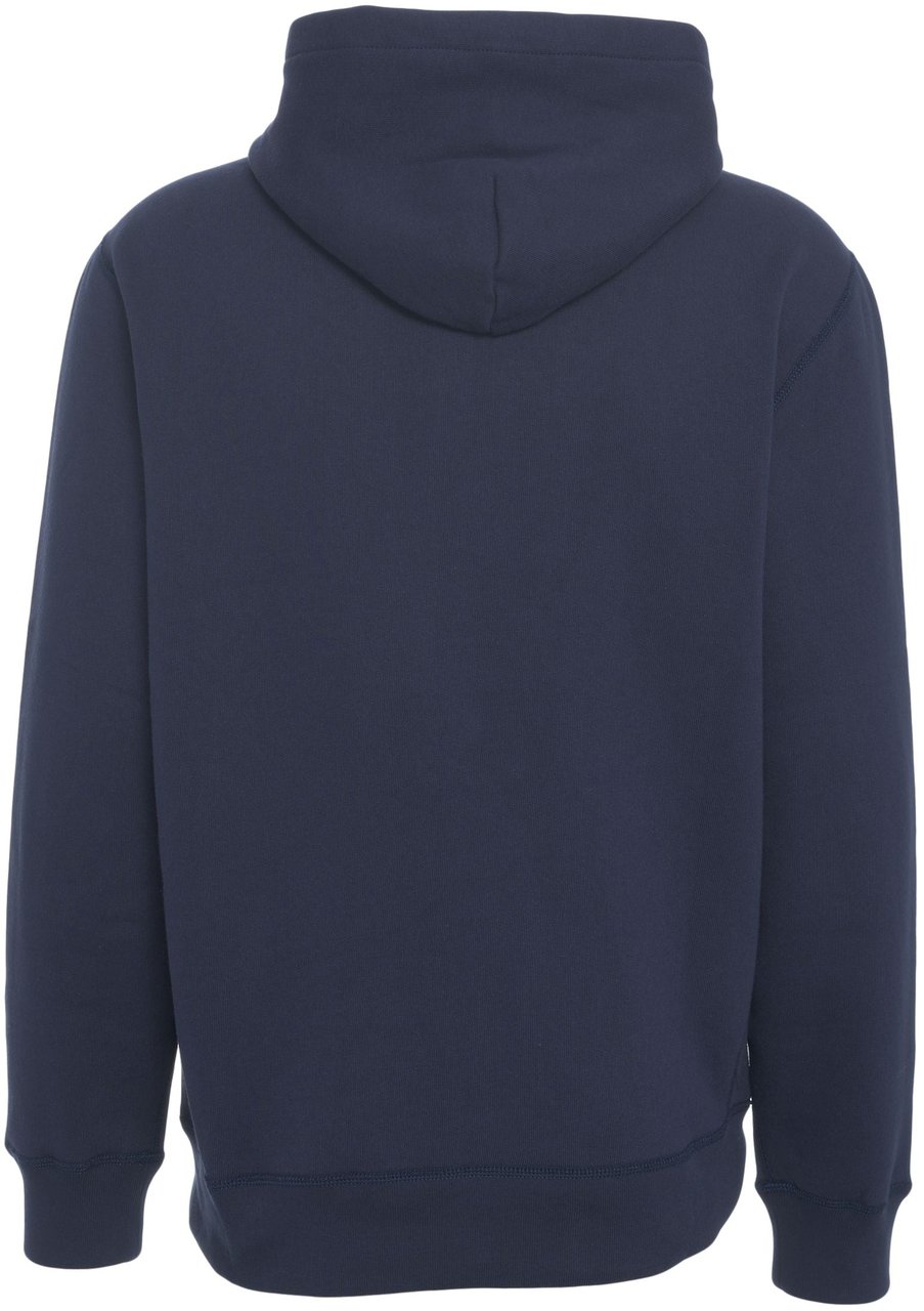 Ralph Lauren Hoodie with logo embroidery Blauw