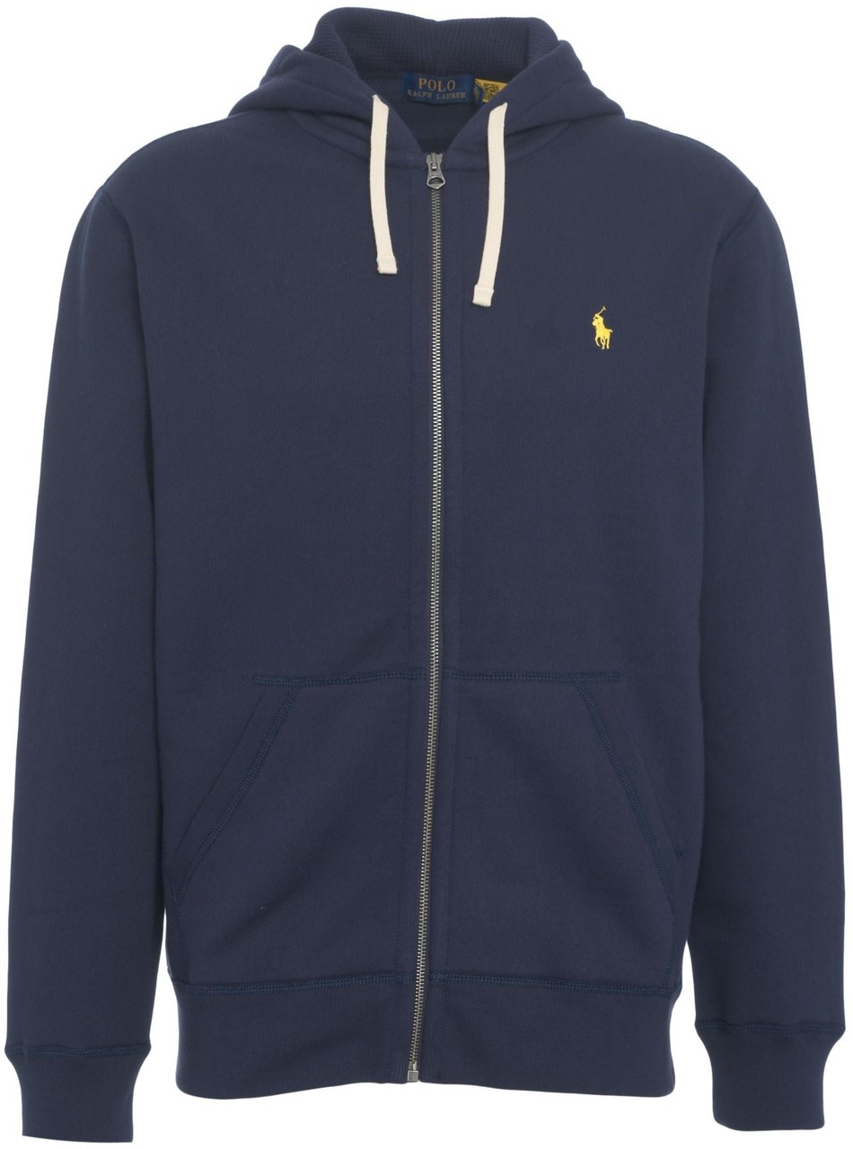 Ralph Lauren Hoodie with logo embroidery Blauw