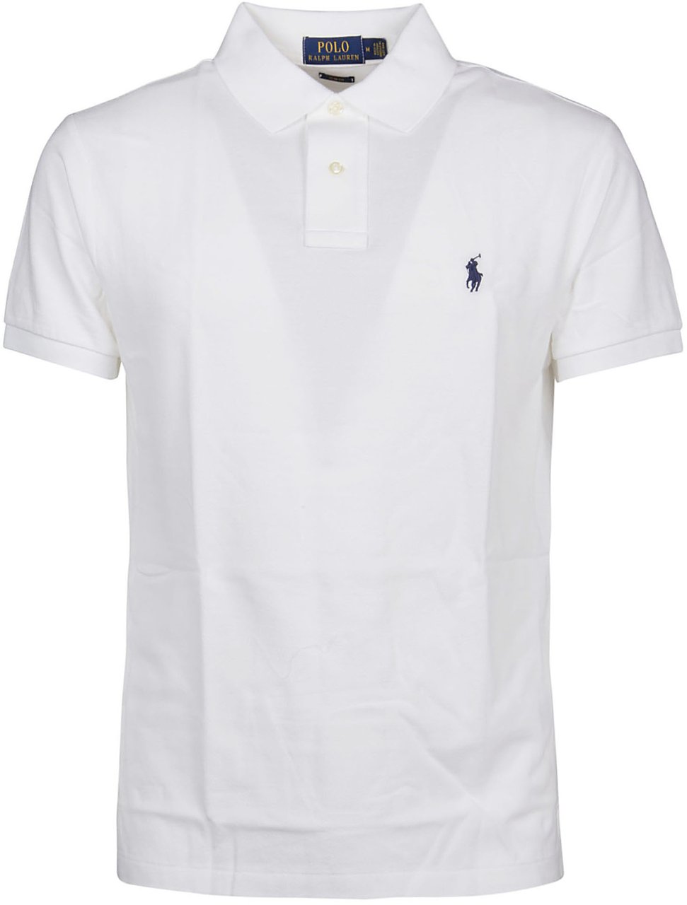 Ralph Lauren Short Sleeve Slim Polo Shirt White Wit