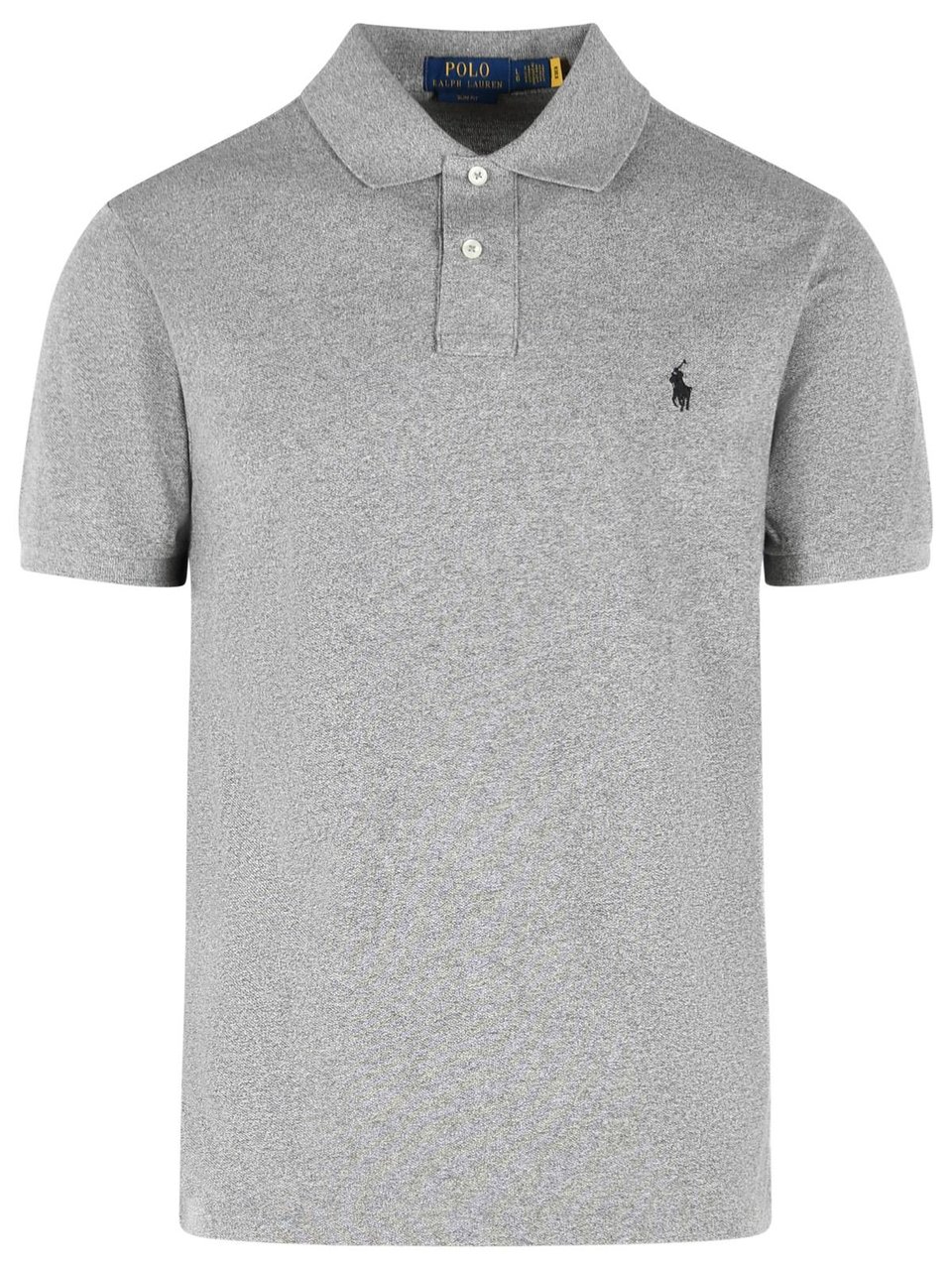 Ralph Lauren Grey Cotton Polo Shirt Wit