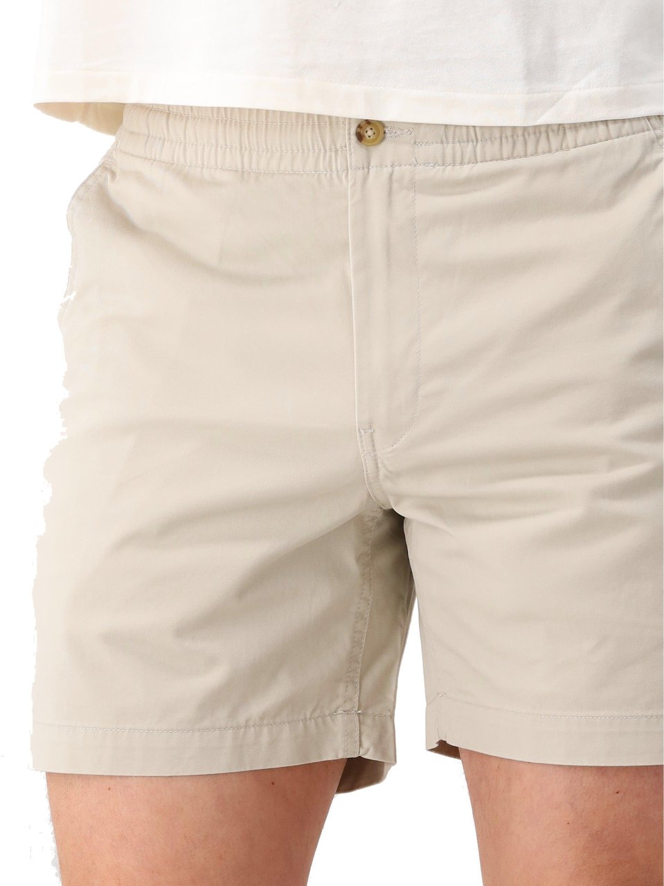 Ralph Lauren Polo Ralph Lauren Korte Broek Licht Beige Stretch Classic Fit Prepster Beige
