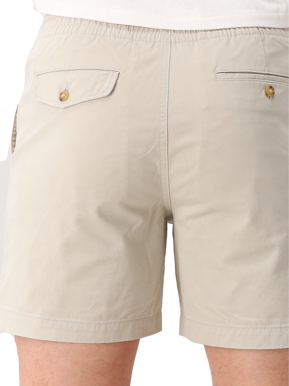Ralph Lauren Polo Ralph Lauren Korte Broek Licht Beige Stretch Classic Fit Prepster Beige