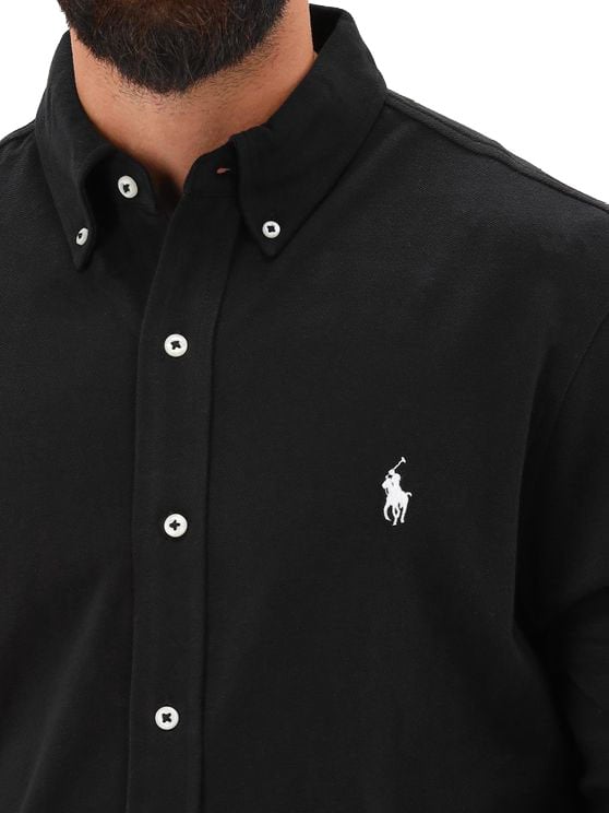 Ralph Lauren Polo Ralph Lauren Overhemd Zwart Featherweight Zwart