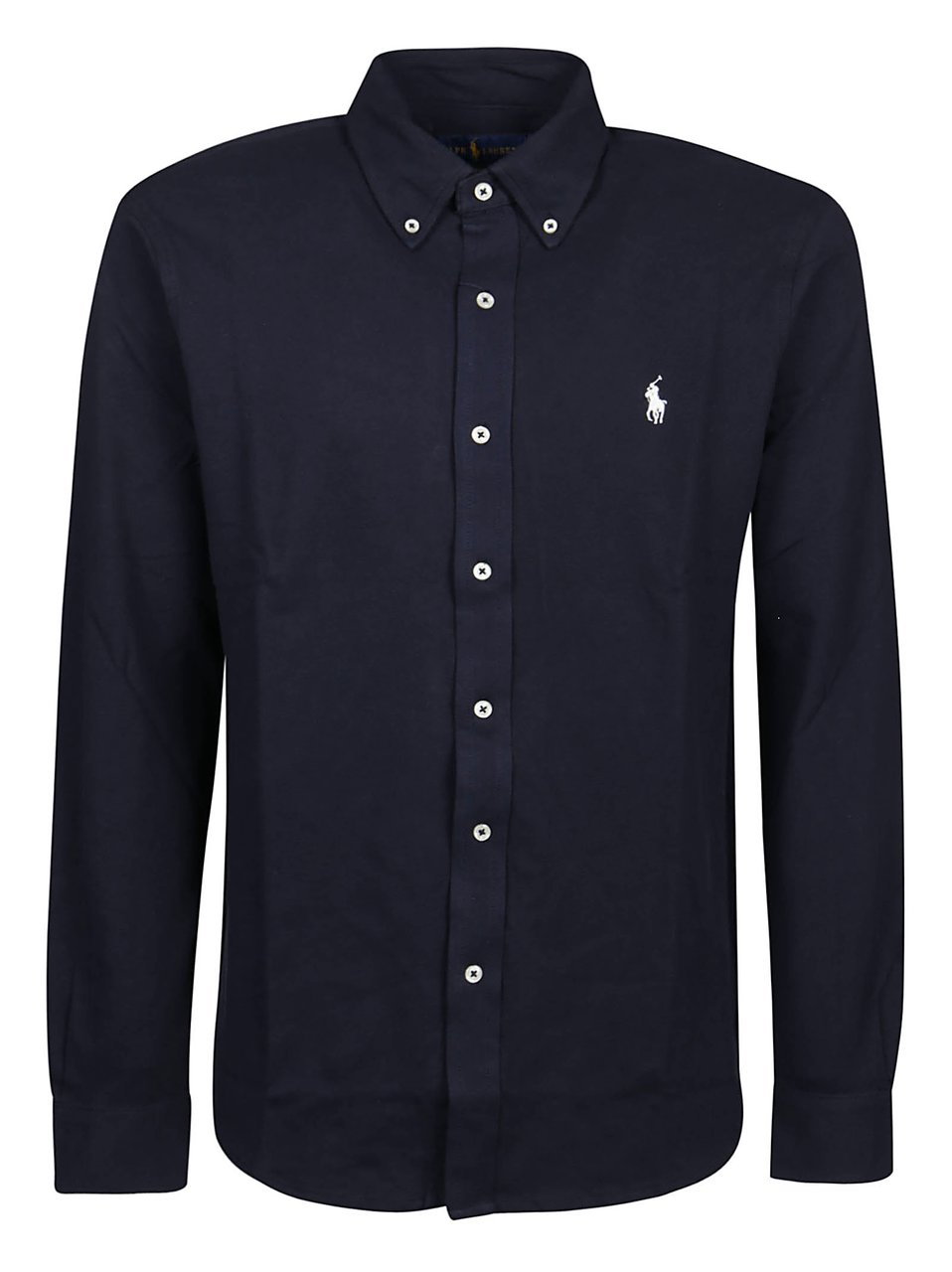 Ralph Lauren Long Sleeve Sport Shirt Blue Blauw