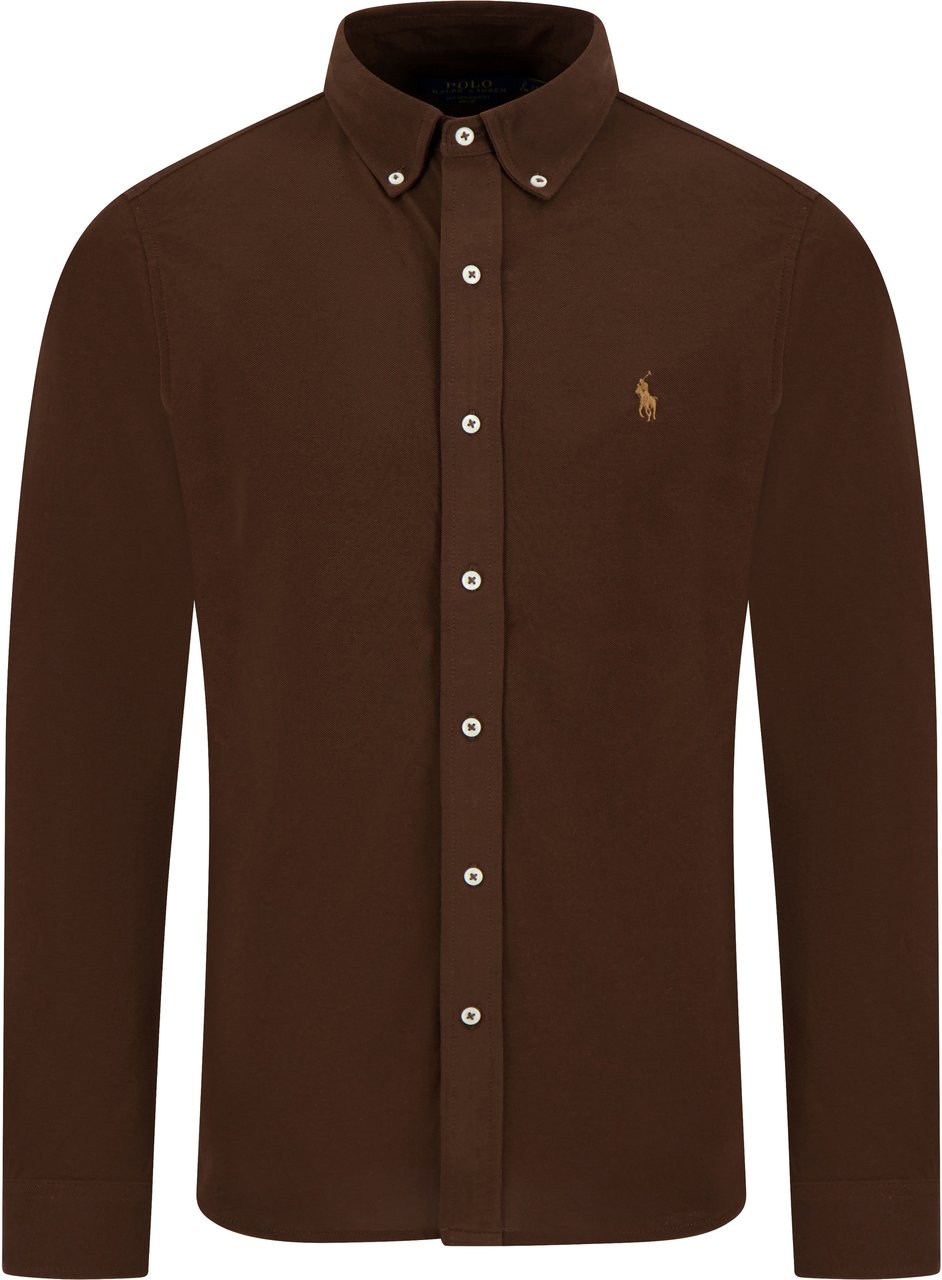 Ralph Lauren Polo Overhemd Bruin Bruin