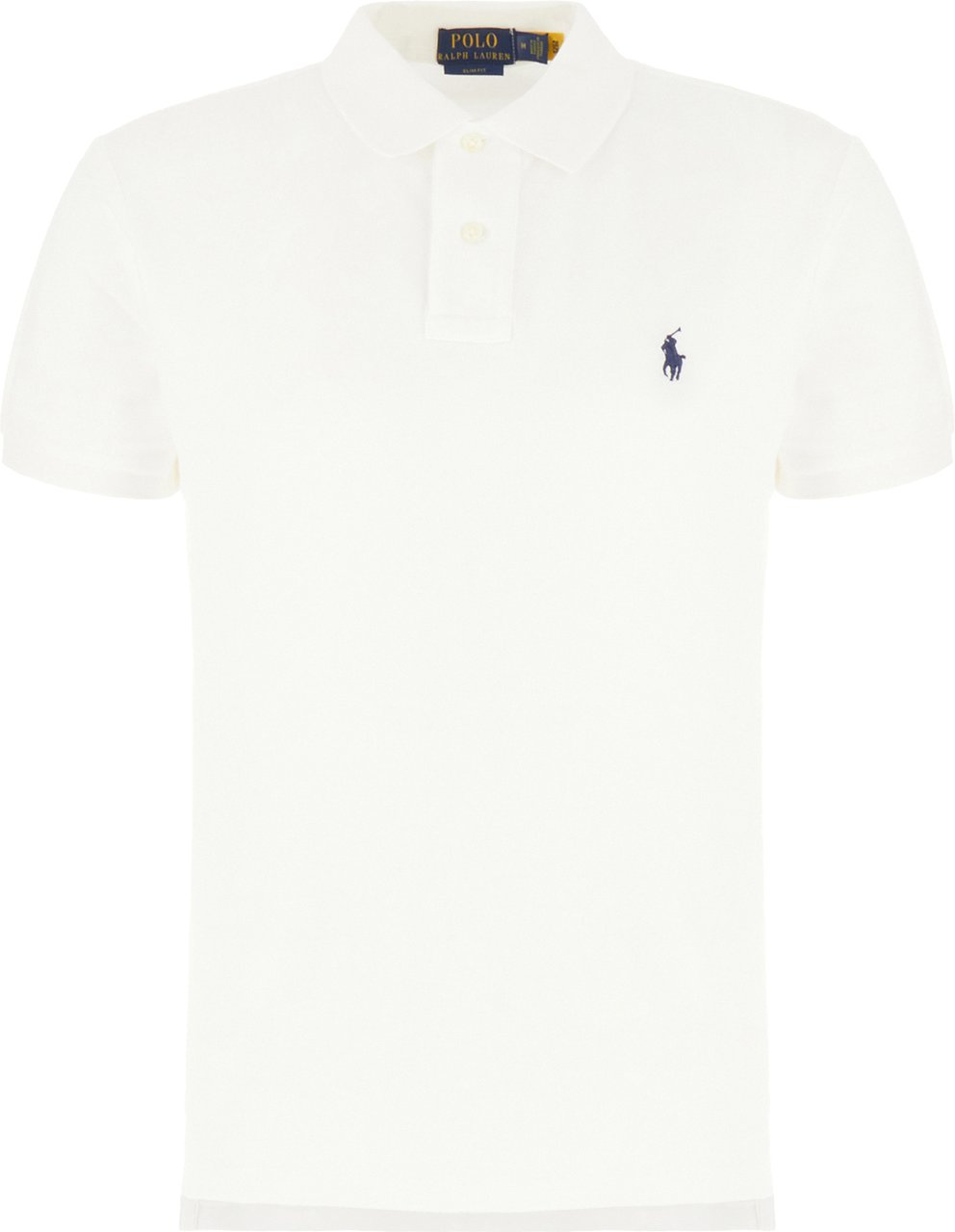 Ralph Lauren Polo Ralph Lauren White piquet polo shirt Wit