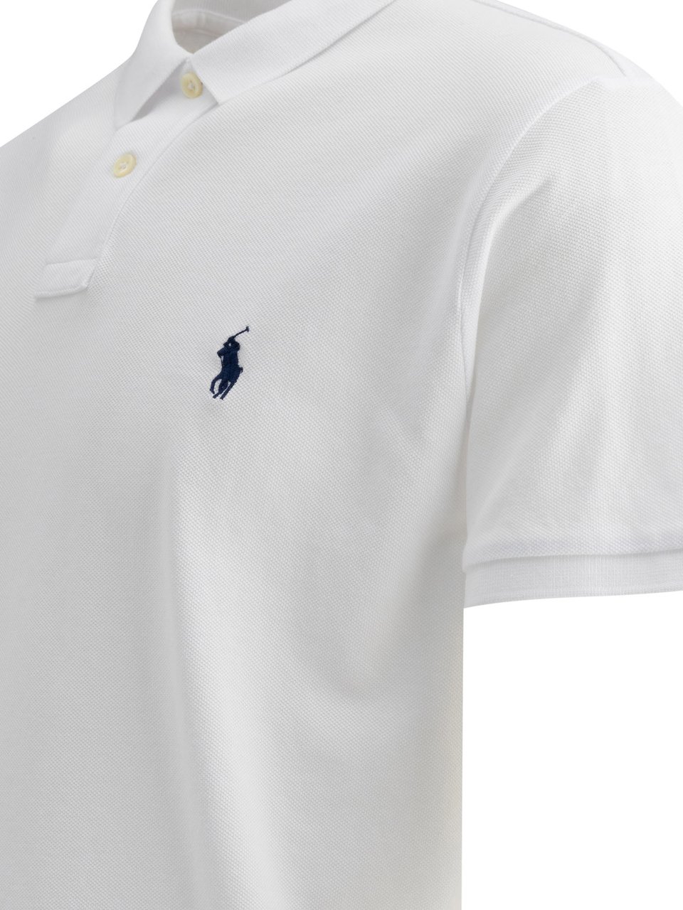 Ralph Lauren Pique polo shirt Wit