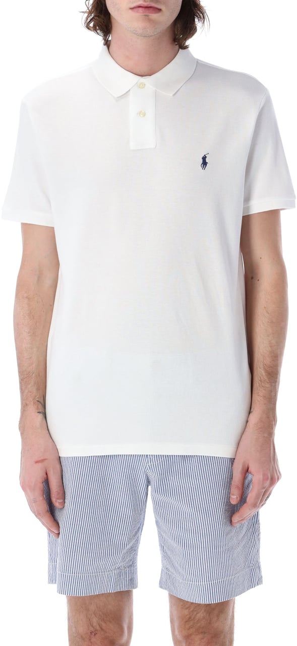 Ralph Lauren Custom Polo Bianco Wit