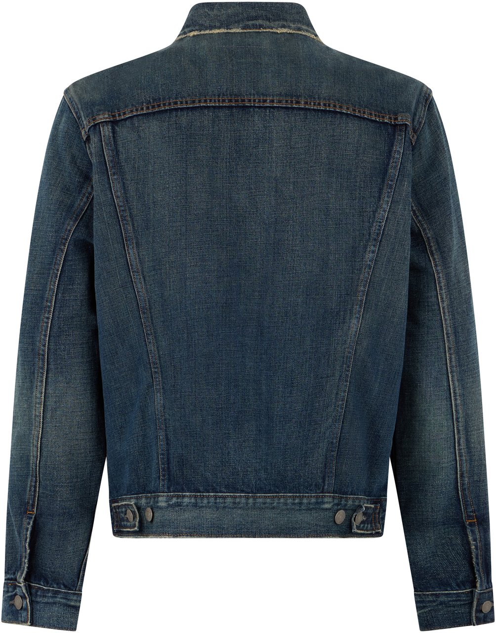 Ralph Lauren Short denim jacket made of cotton Blauw