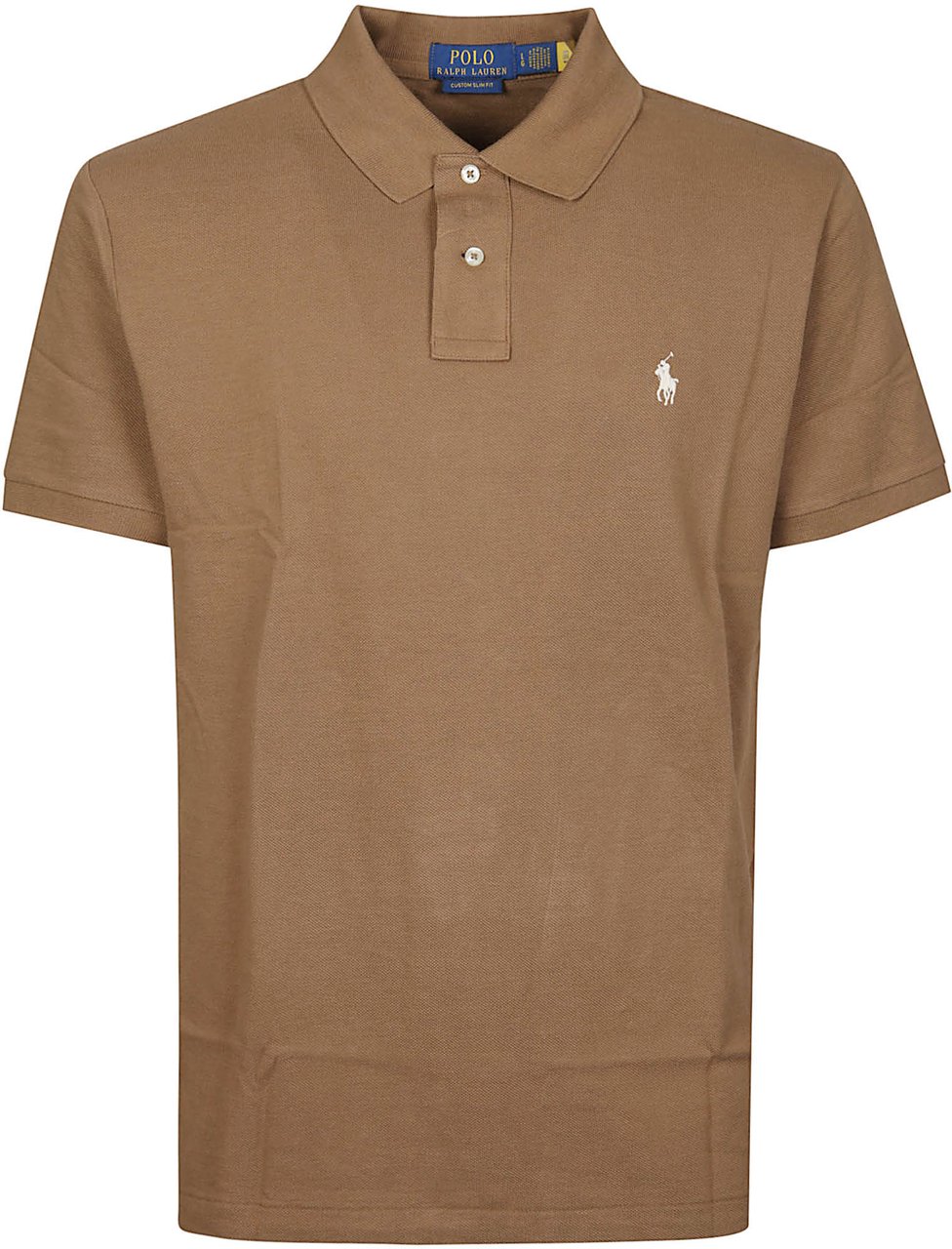 Ralph Lauren Short Sleeve Logo Embroidery Polo Shirt Brown Bruin
