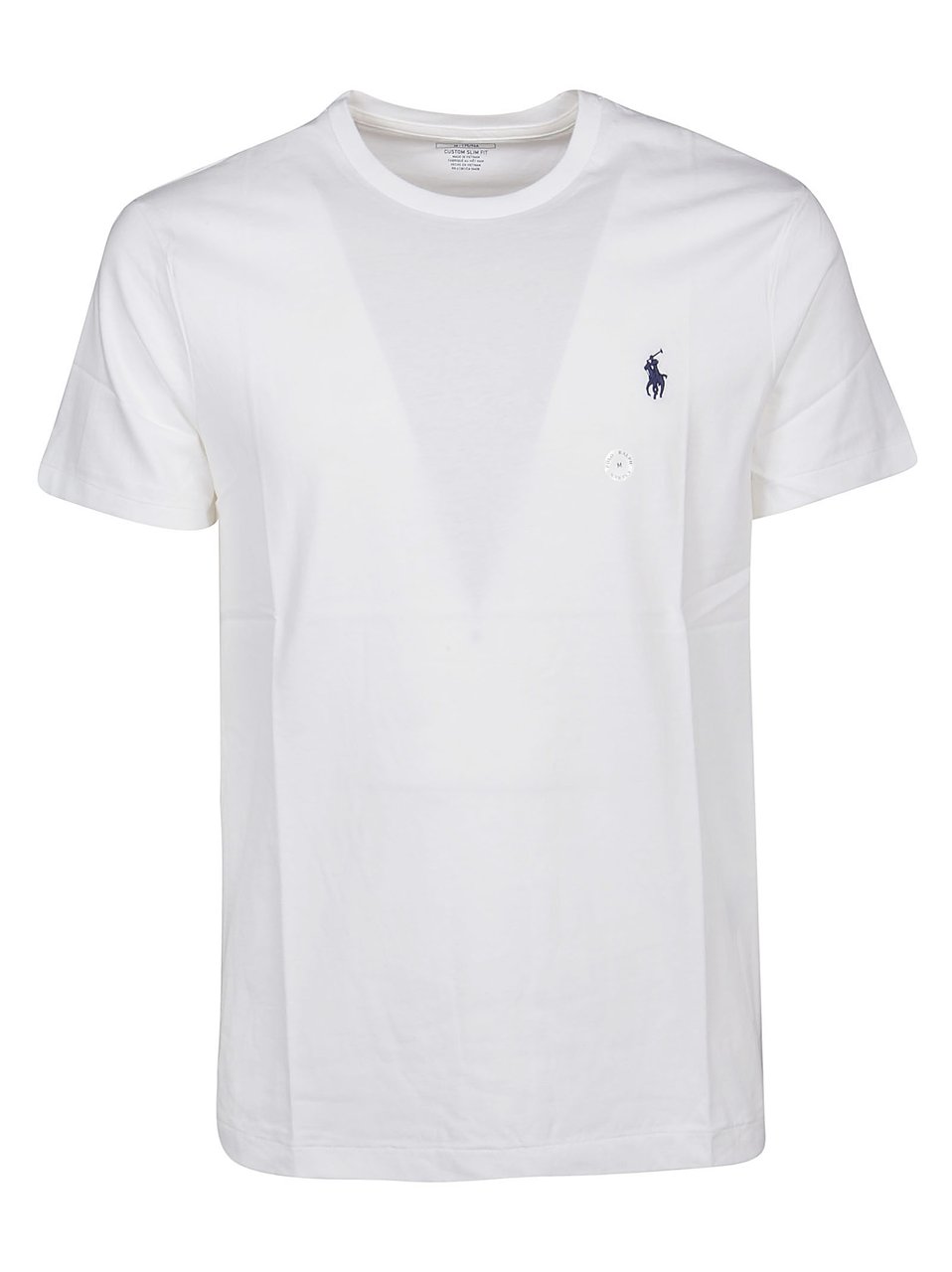 Ralph Lauren Logo Slim T-shirt White Wit