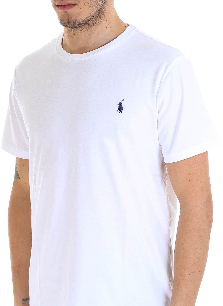 Ralph Lauren Basic cotton t-shirt Wit