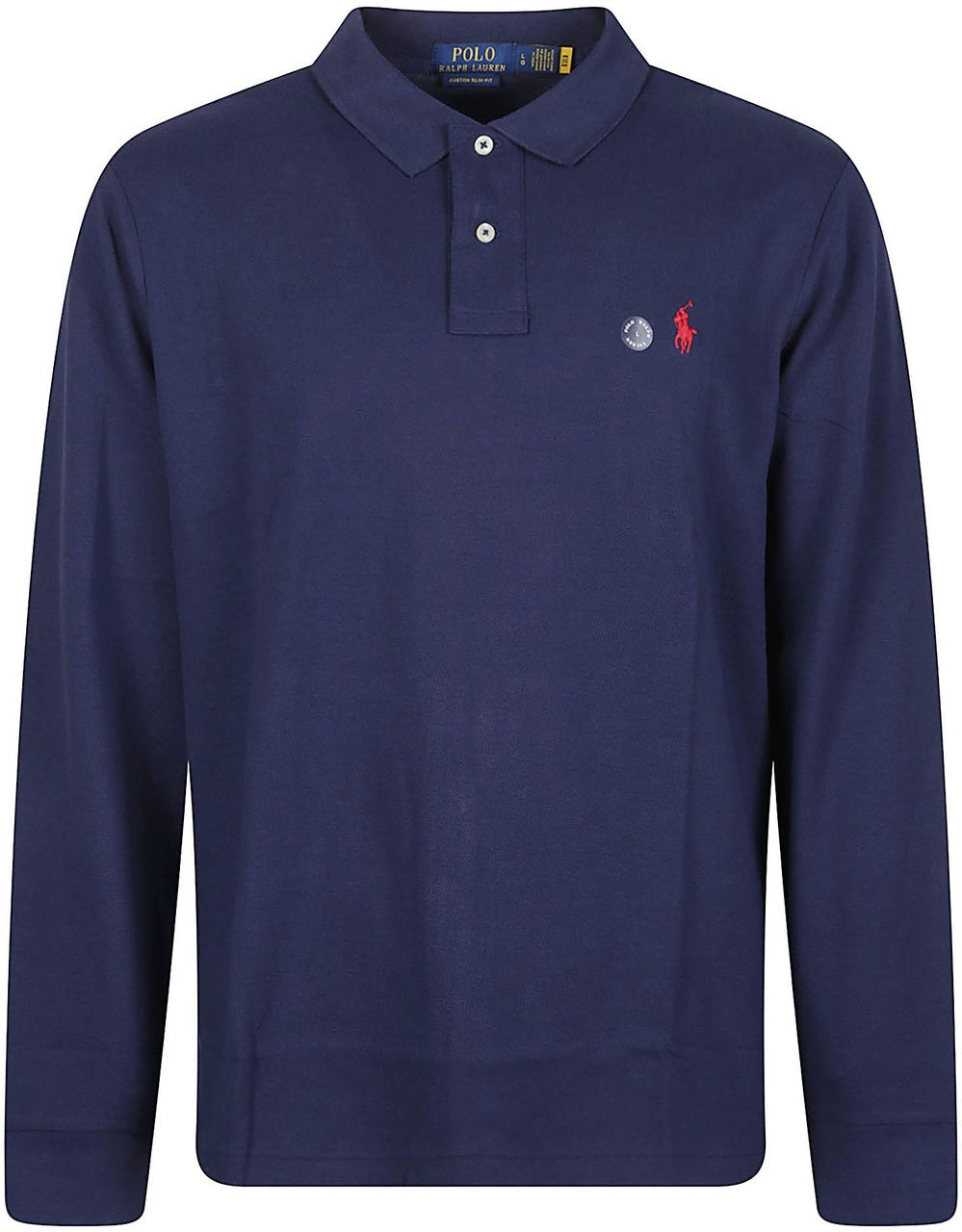 Ralph Lauren Long Sleeve Polo Shirt Blue Blauw