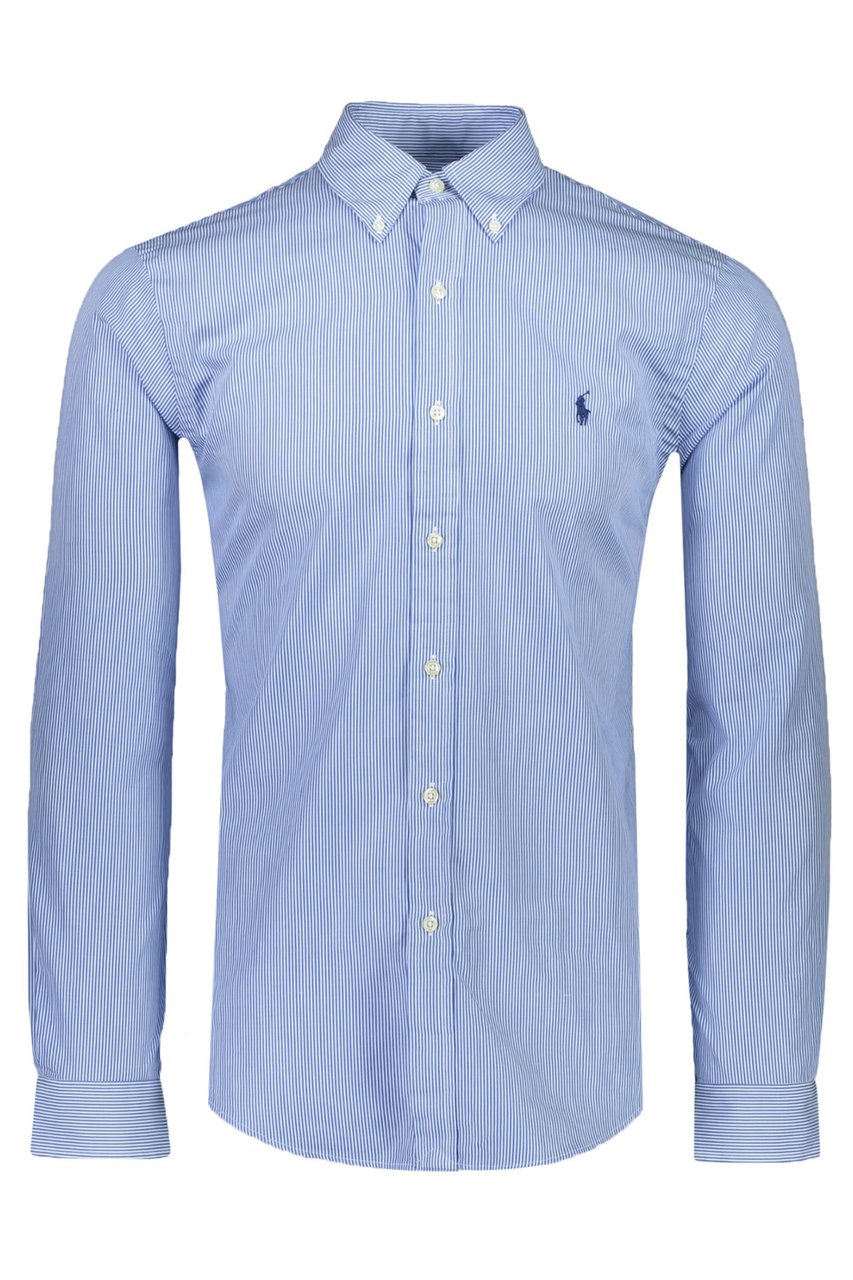 Ralph Lauren Polo   Overhemd Blauw Blauw
