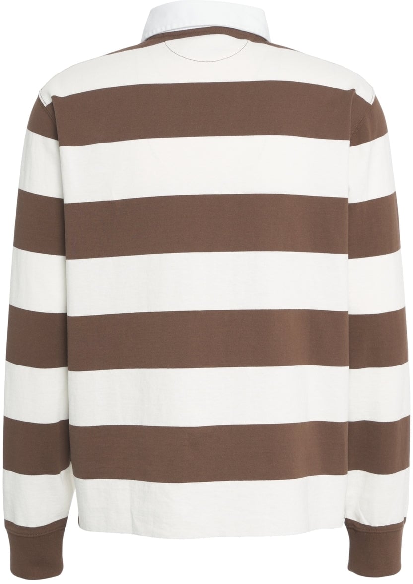 Ralph Lauren Striped polo shirt Bruin