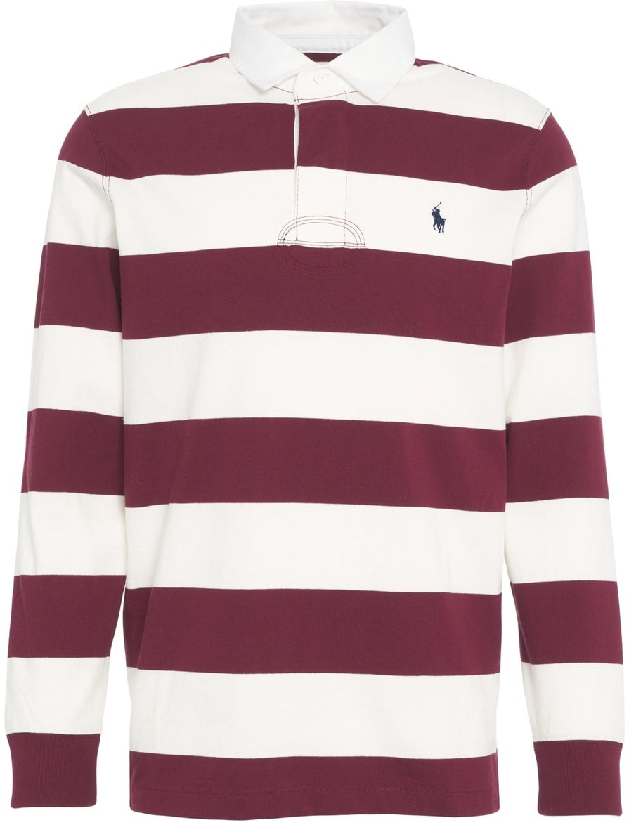 Ralph Lauren Striped polo shirt Rood