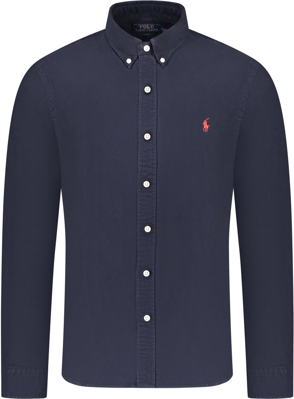 Ralph Lauren Polo Overhemd Blauw Blauw