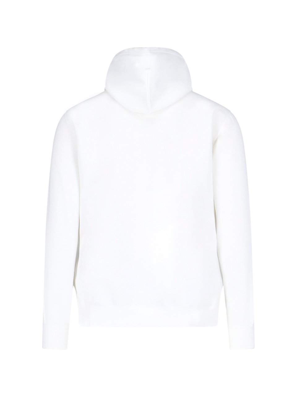 Ralph Lauren Classic White Sweater With Round Neckline And Long Sleeves Wit