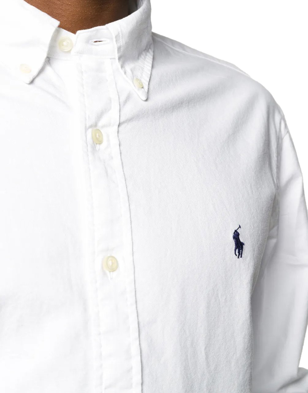 Ralph Lauren Classic Pony Logo Oxford Shirt Wit