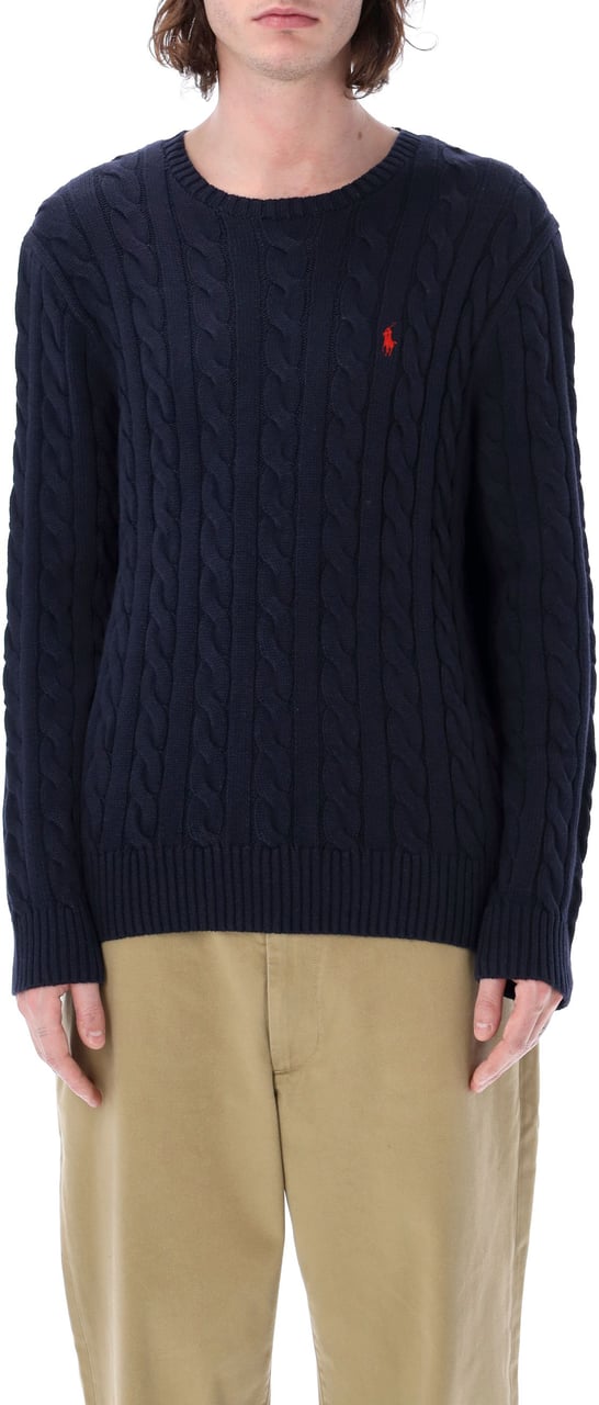 Ralph Lauren Pullover Ls Hunter Navy Blauw