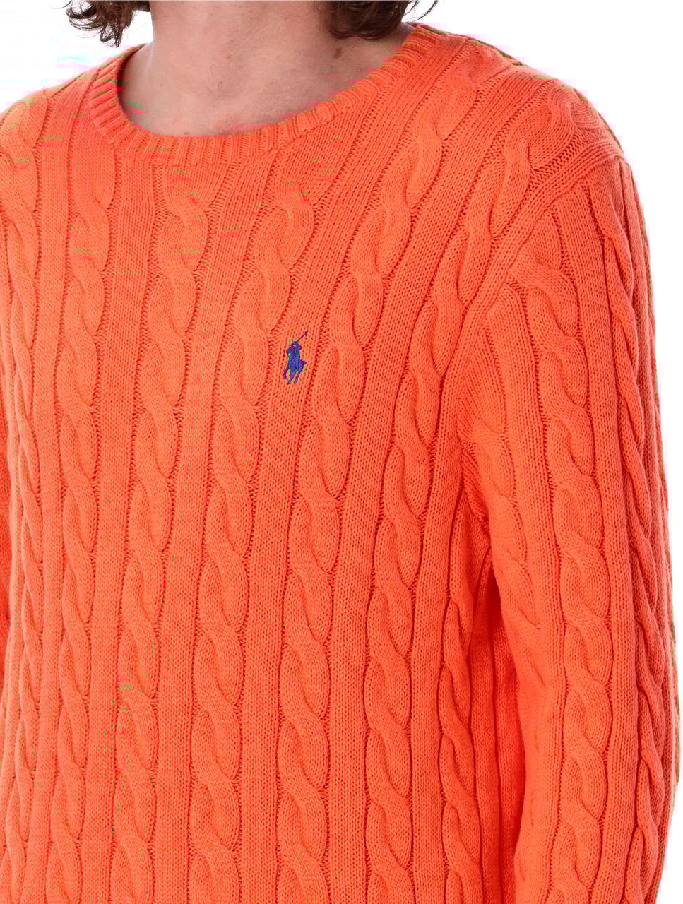 Ralph Lauren Cable Knit Classic Spring Melon Divers