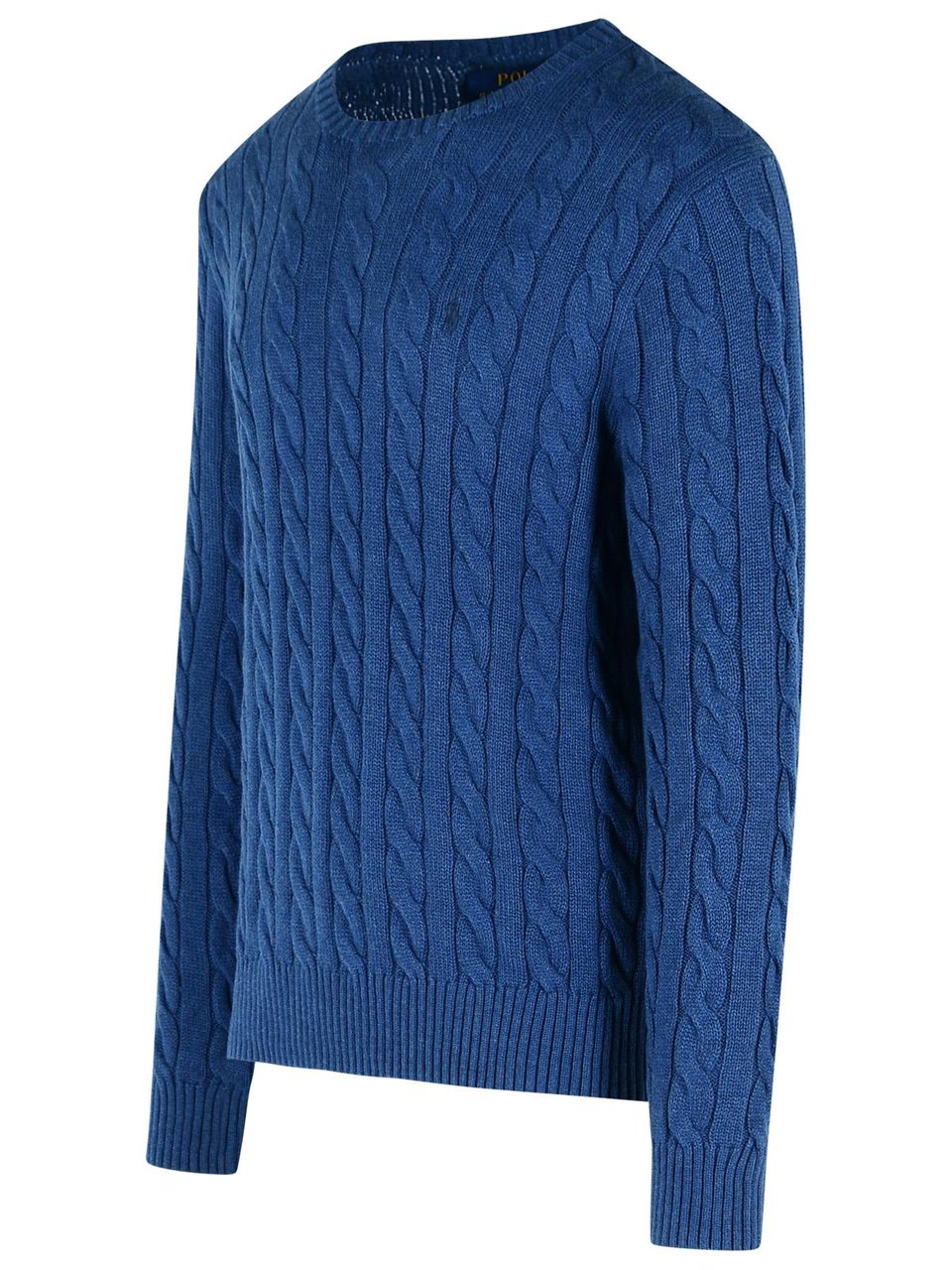Ralph Lauren Blue Cotton Sweater Blauw