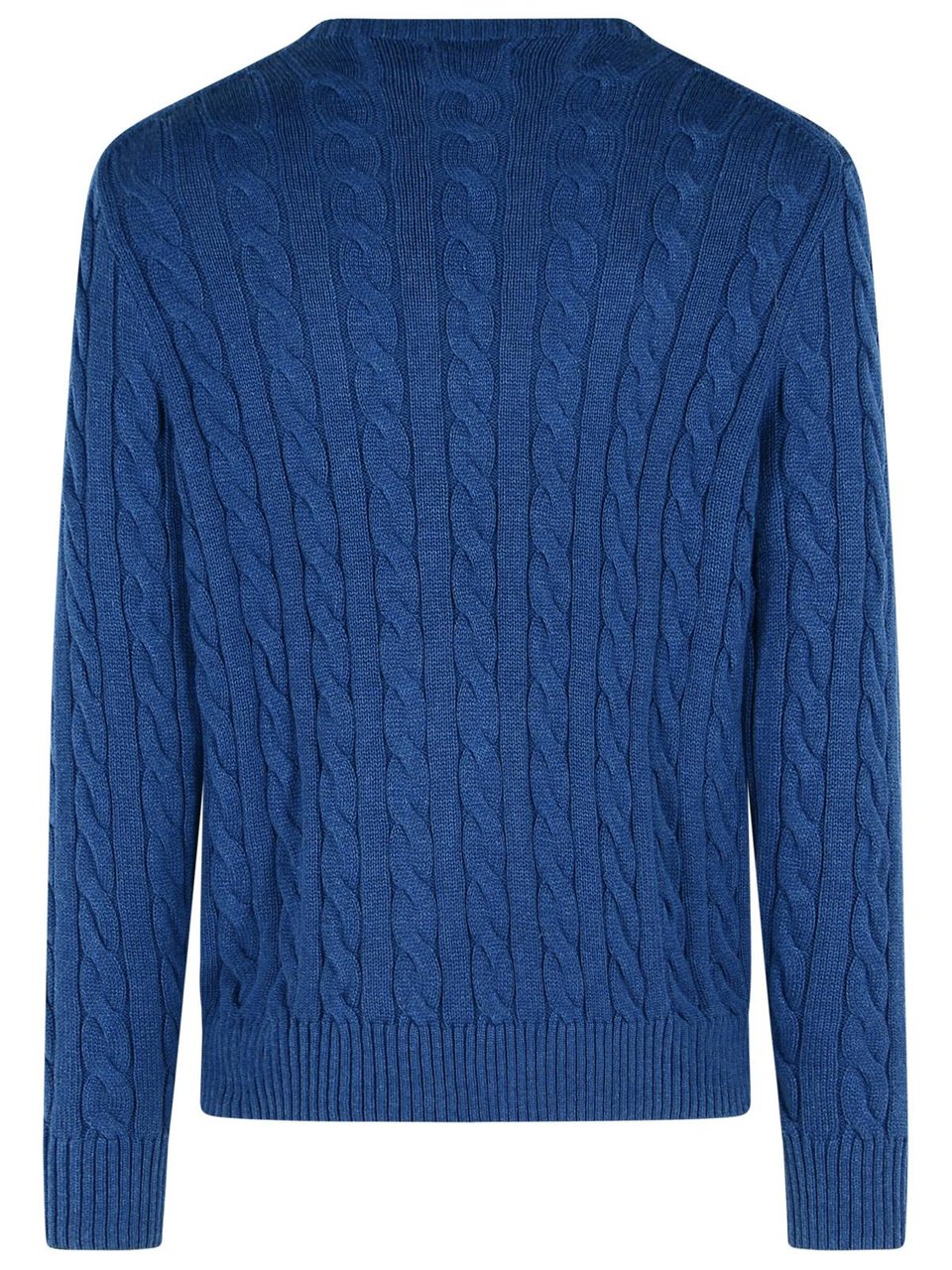 Ralph Lauren Blue Cotton Sweater Blauw