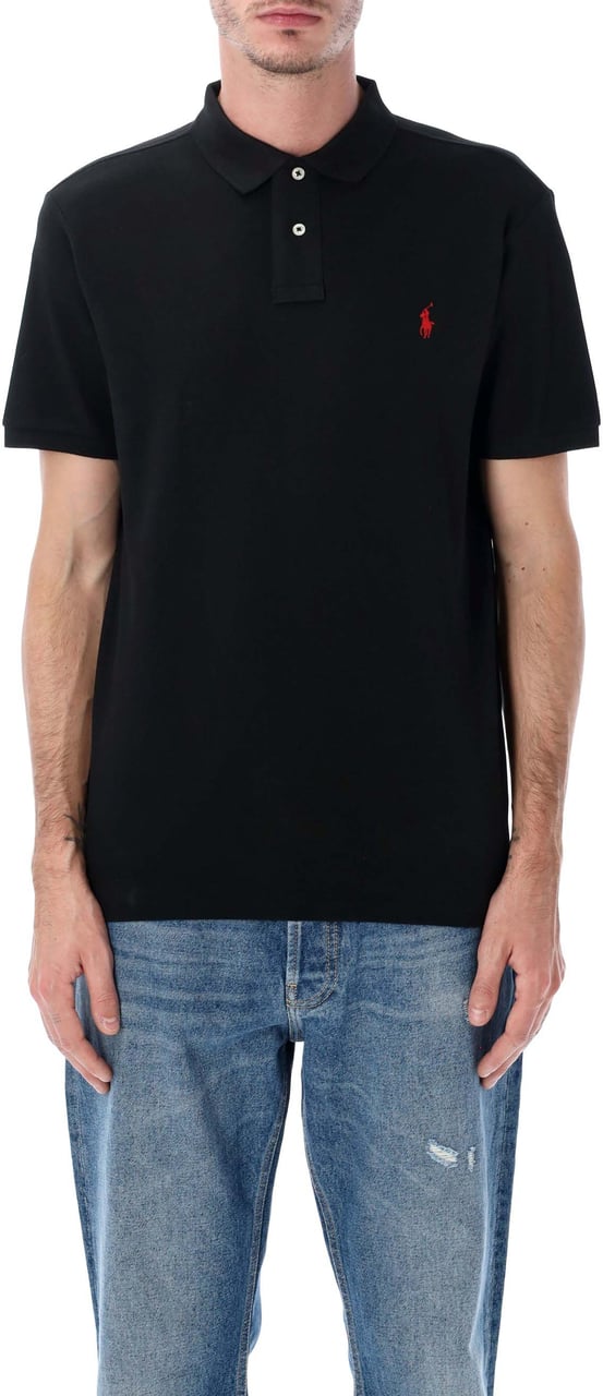 Ralph Lauren Custom Polo Nero Zwart