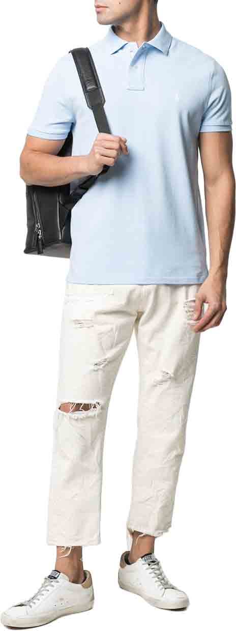 Ralph Lauren T-Shirts And Polos Blu Lichtblauw