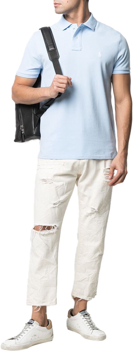 Ralph Lauren T-Shirts And Polos Office Blue Blauw