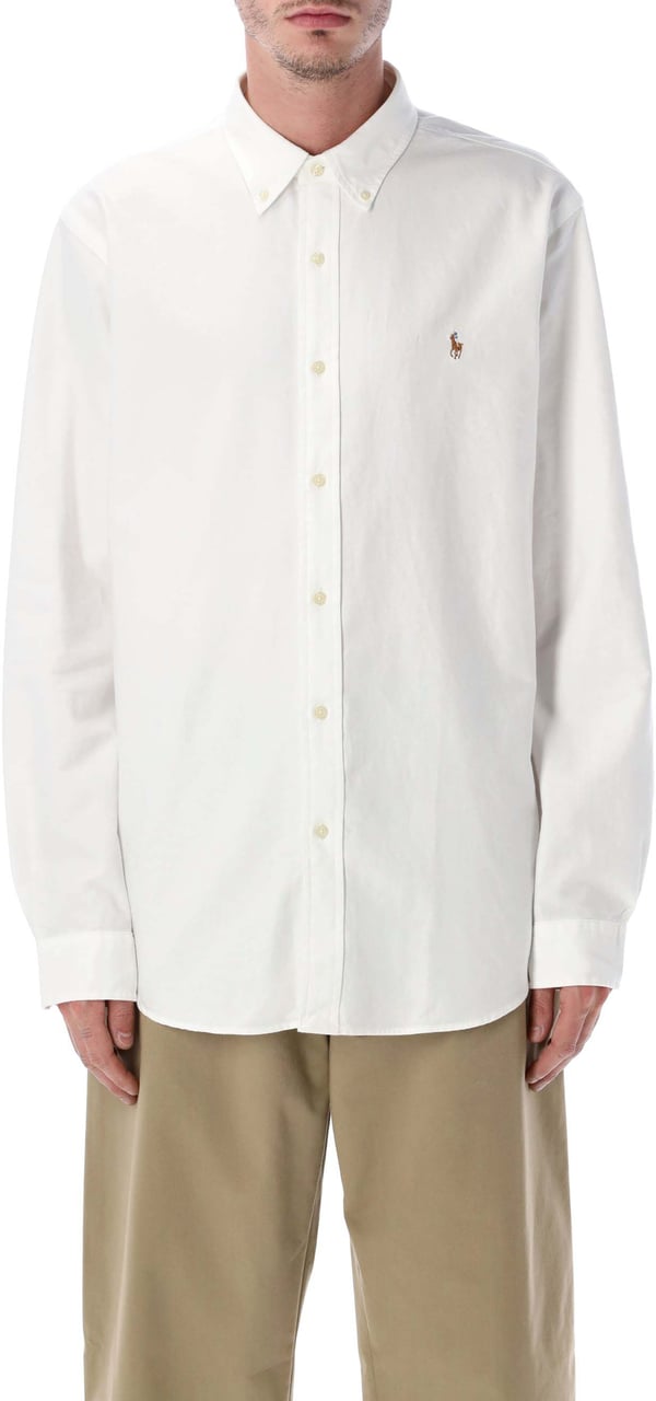 Ralph Lauren Custom Fit Shirt Bianco Wit