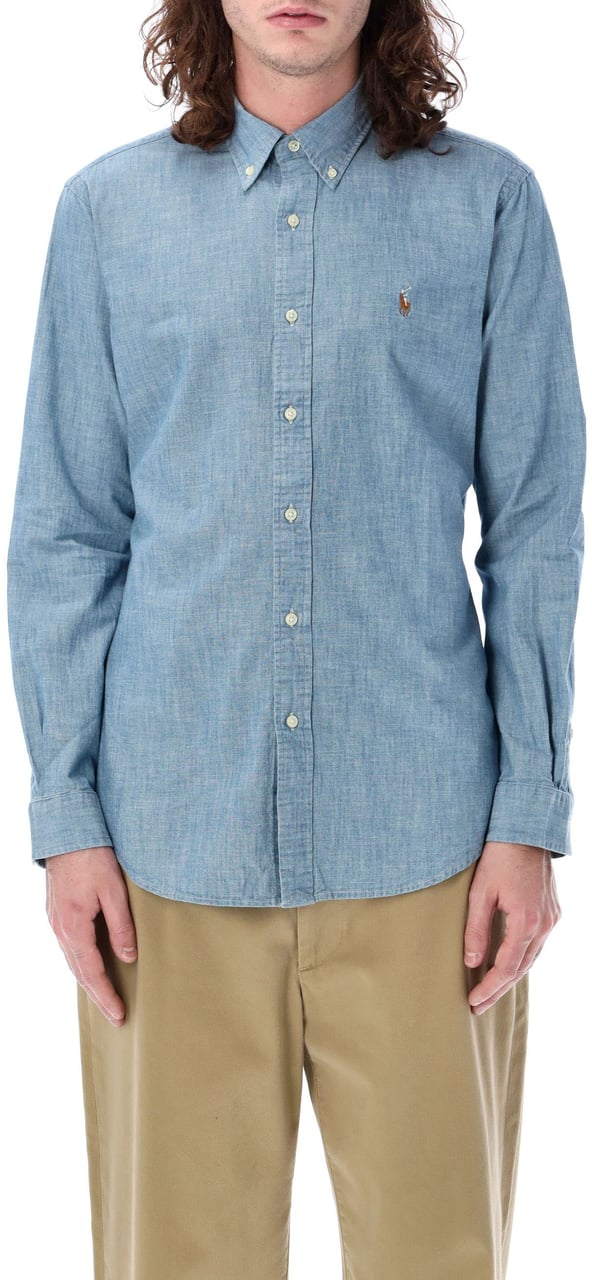 Ralph Lauren Custom Chambray Shirt Cambray Divers