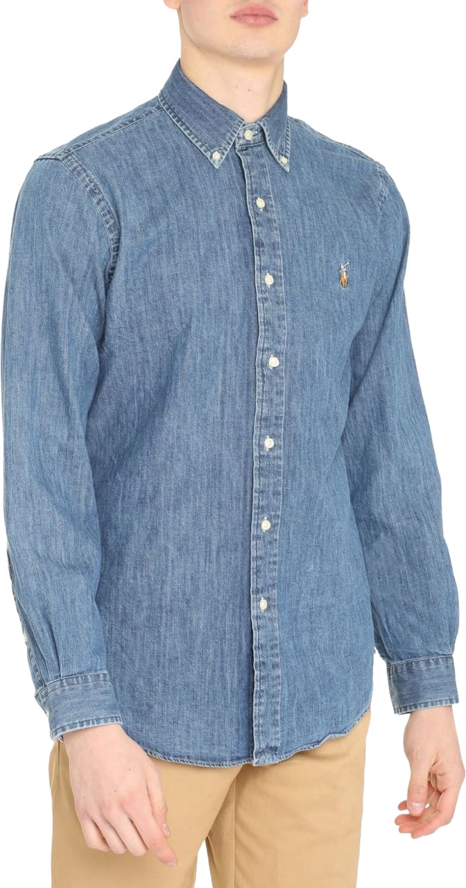 Ralph Lauren Shirts Denim Blauw
