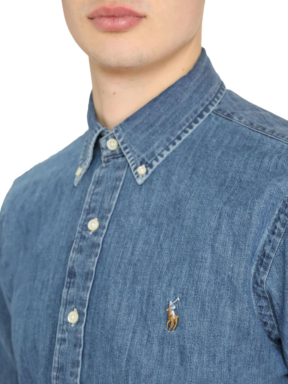 Ralph Lauren Shirts Denim Blauw