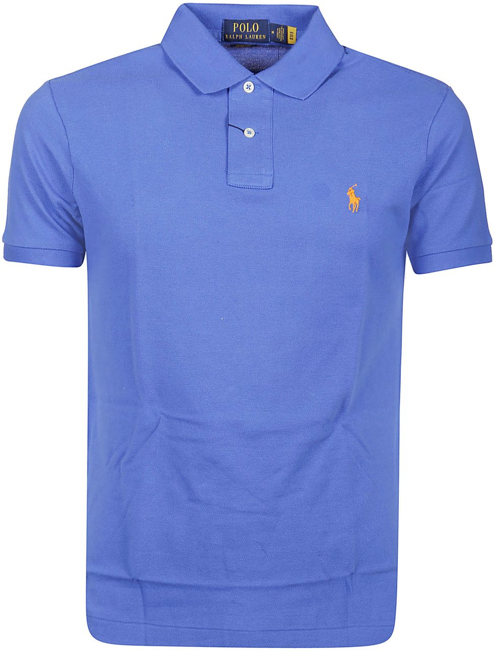 Ralph Lauren Short Sleeve Slim Polo Shirt Blue Blauw