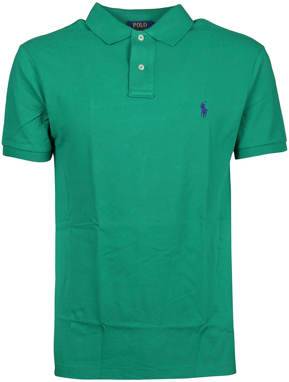 Ralph Lauren Short Sleeve Slim Polo Shirt Green Groen