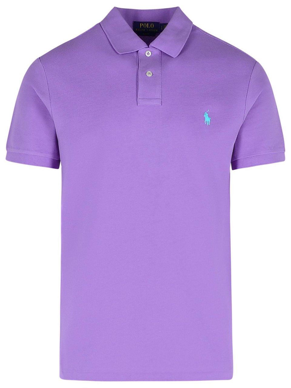 Ralph Lauren Purple Cotton Polo Shirt Paars