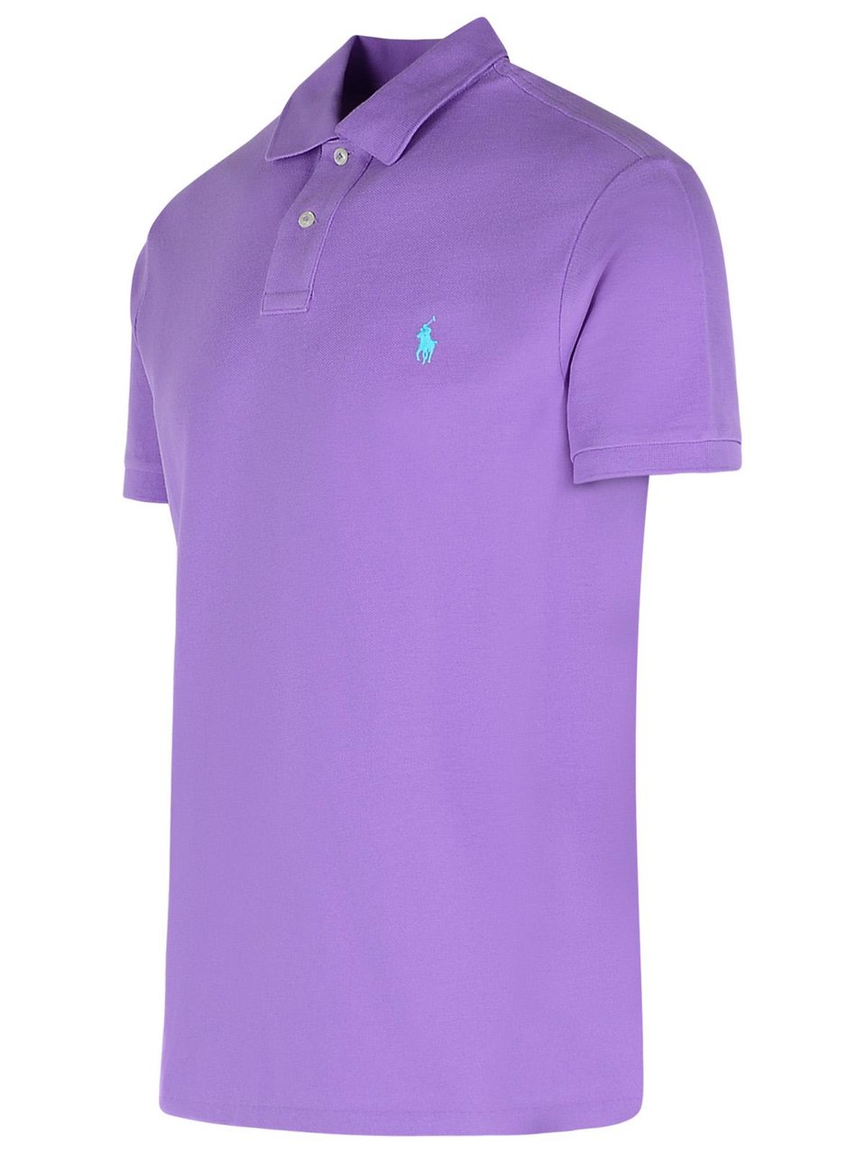 Ralph Lauren Purple Cotton Polo Shirt Paars