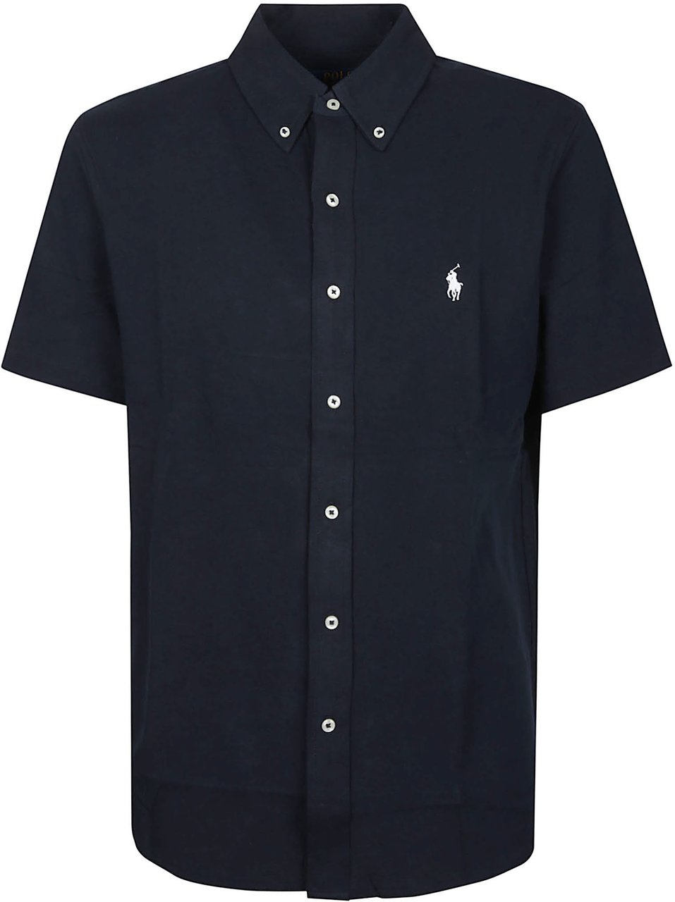 Ralph Lauren Short Sleeve Sport Shirt Blue Blauw