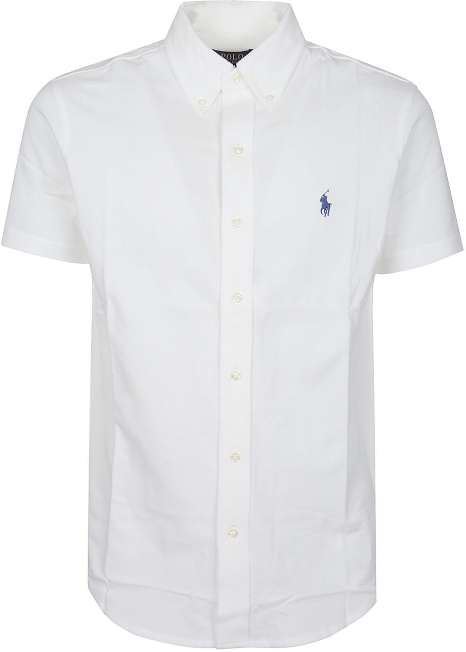 Ralph Lauren Short Sleeve Sport Shirt White Wit