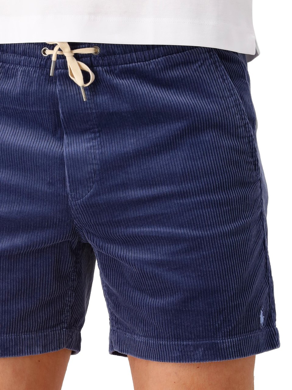 Ralph Lauren Polo Ralph Lauren Korte Broek Blauw Coduroy Classic Fit Prepster Blauw